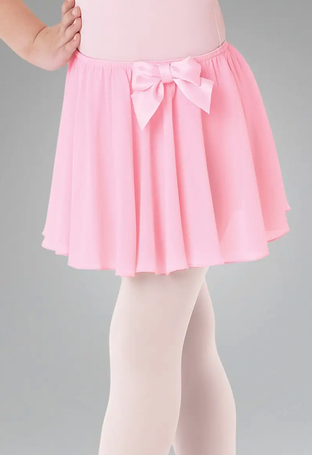 Kids Ballet Skirt with Satin Bow