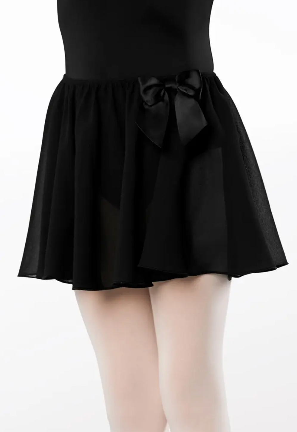 Kids Ballet Skirt with Satin Bow
