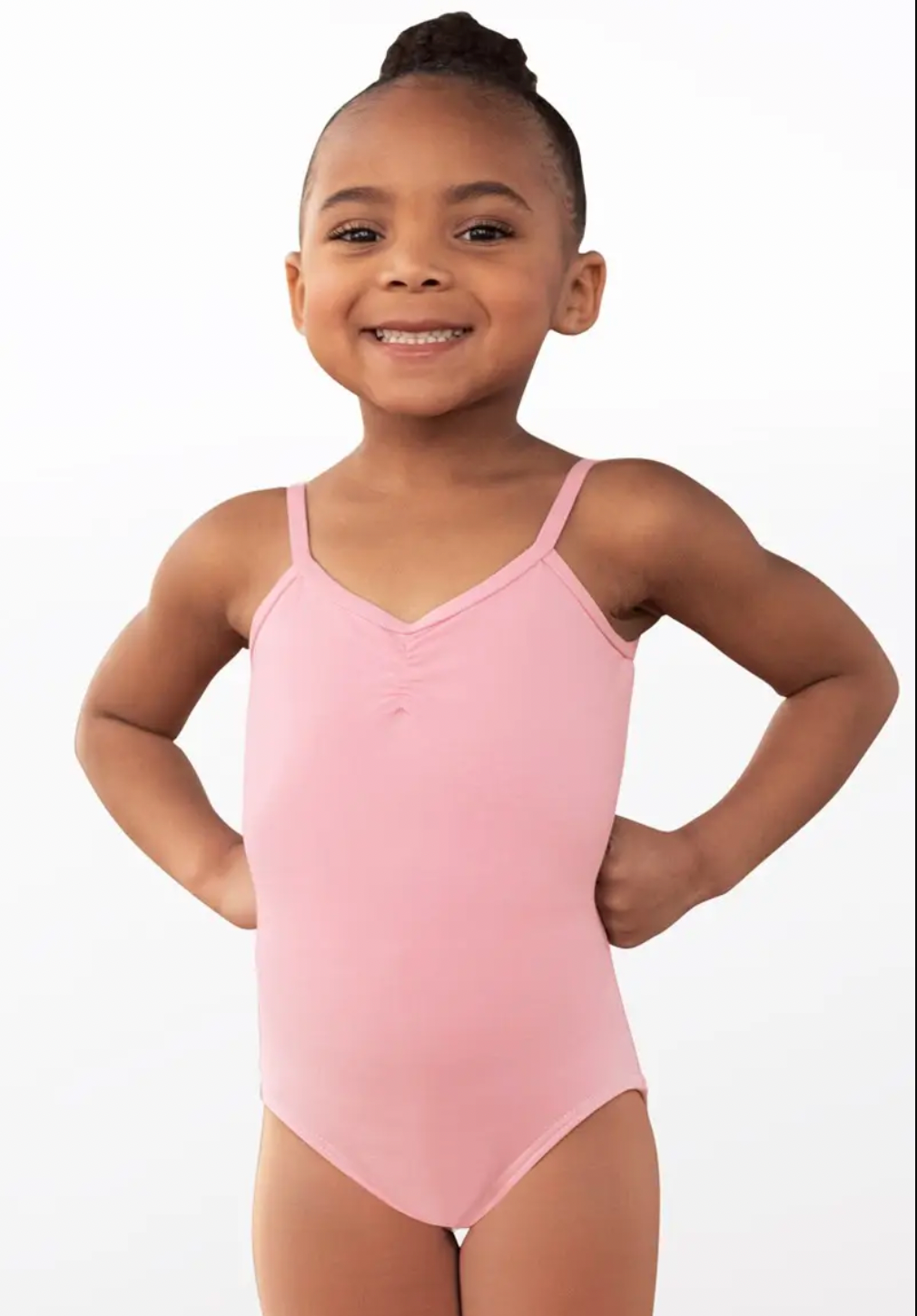 Cotton Pinch Front Leotard