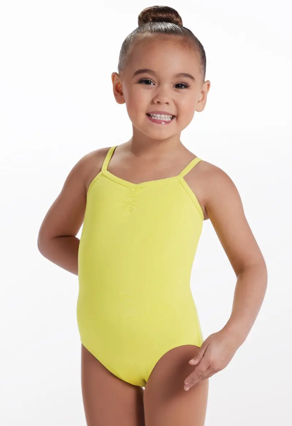 Cotton Pinch Front Leotard