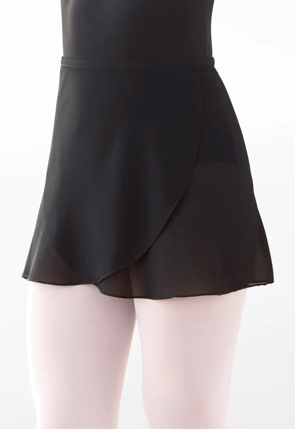 Georgette Tie Waist Ballet Wrap Skirt