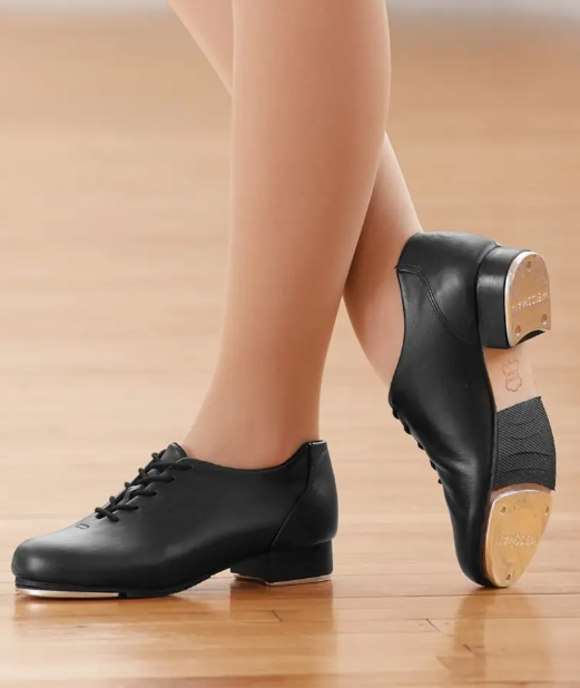 Leather Lace-Up Tap Shoe